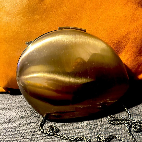 ZARA Bronze metal clasp purse - Picture 7 of 7